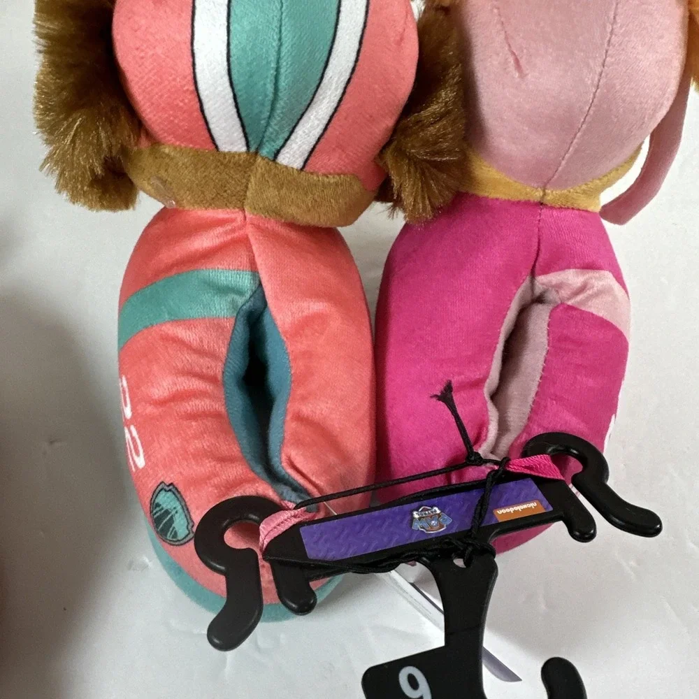 Nickelodeon‎ Paw Patrol Toddler Slippers Liberty & Skye Plush 3D Girls Size 5-6